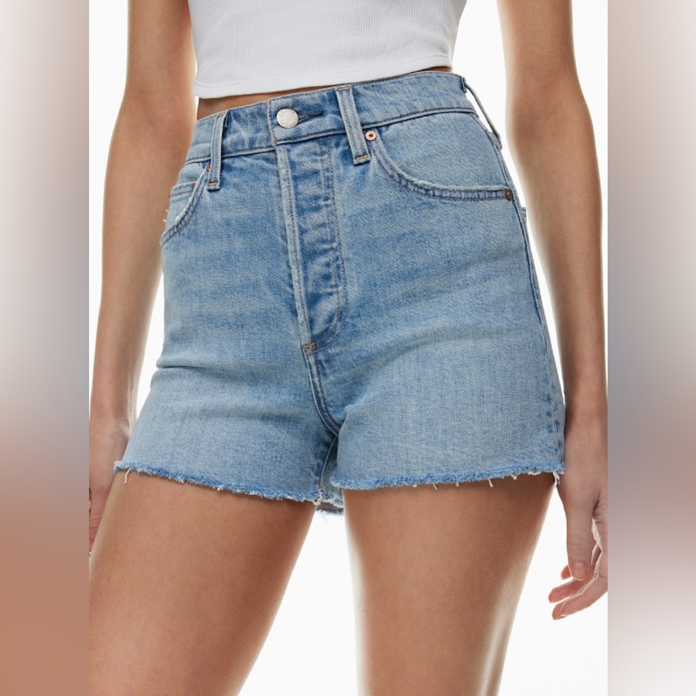 Denim Forum The '50s Arlo Hi-rise Denim Short Size 27